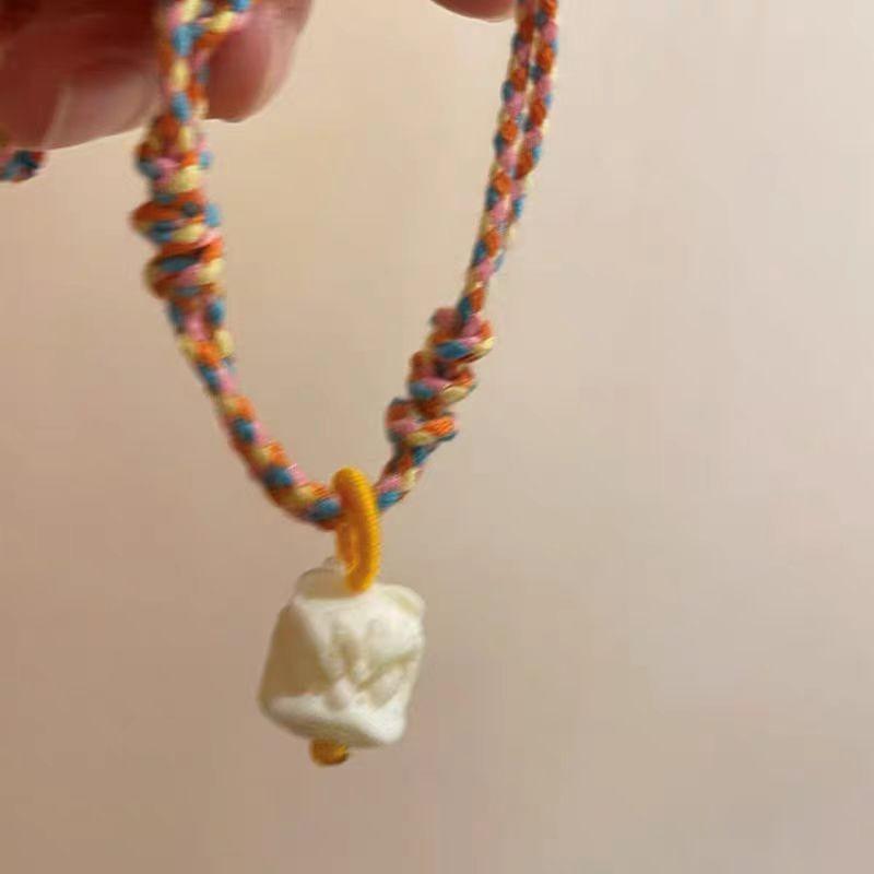 Bohemian style colorful ethnic style hand woven bead bracelet French vacation style adjustable bracelet summer