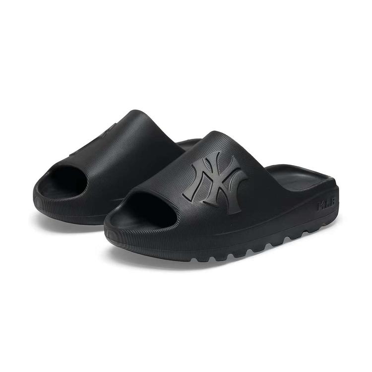 MLB Шлепанцы New York Yankees с амортизацией, нескользящие, унисекс, черные 3ALPS0163-50BKS