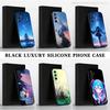 Мультяшная Милая H-Hatsune M-Miku Чехол для Телефона Для Samsung S 25,24,23,22,30,21,10,9,Ultra,Plus,Lite,FE,4,5 G Черный Мягкий Чехол