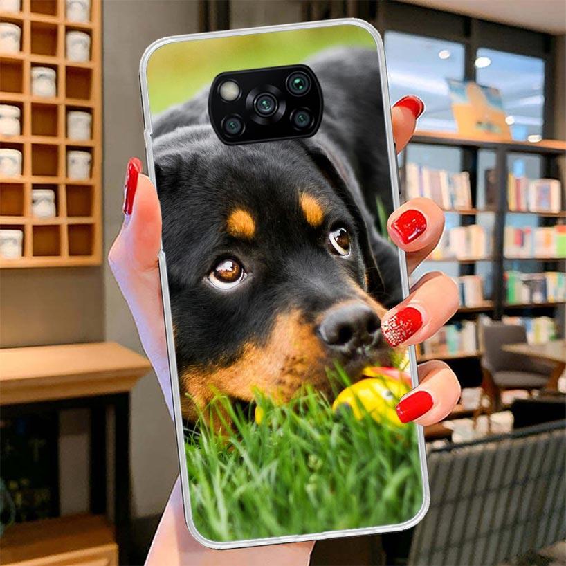 Rottweiler Dog Cover Phone Case For Xiaomi Poco F7 Ultra X7 X6 X5 Pro M7 Redmi 15C 15 13C 13 12C 12 10C 10 9A 9C 9T 9 Shell Poco