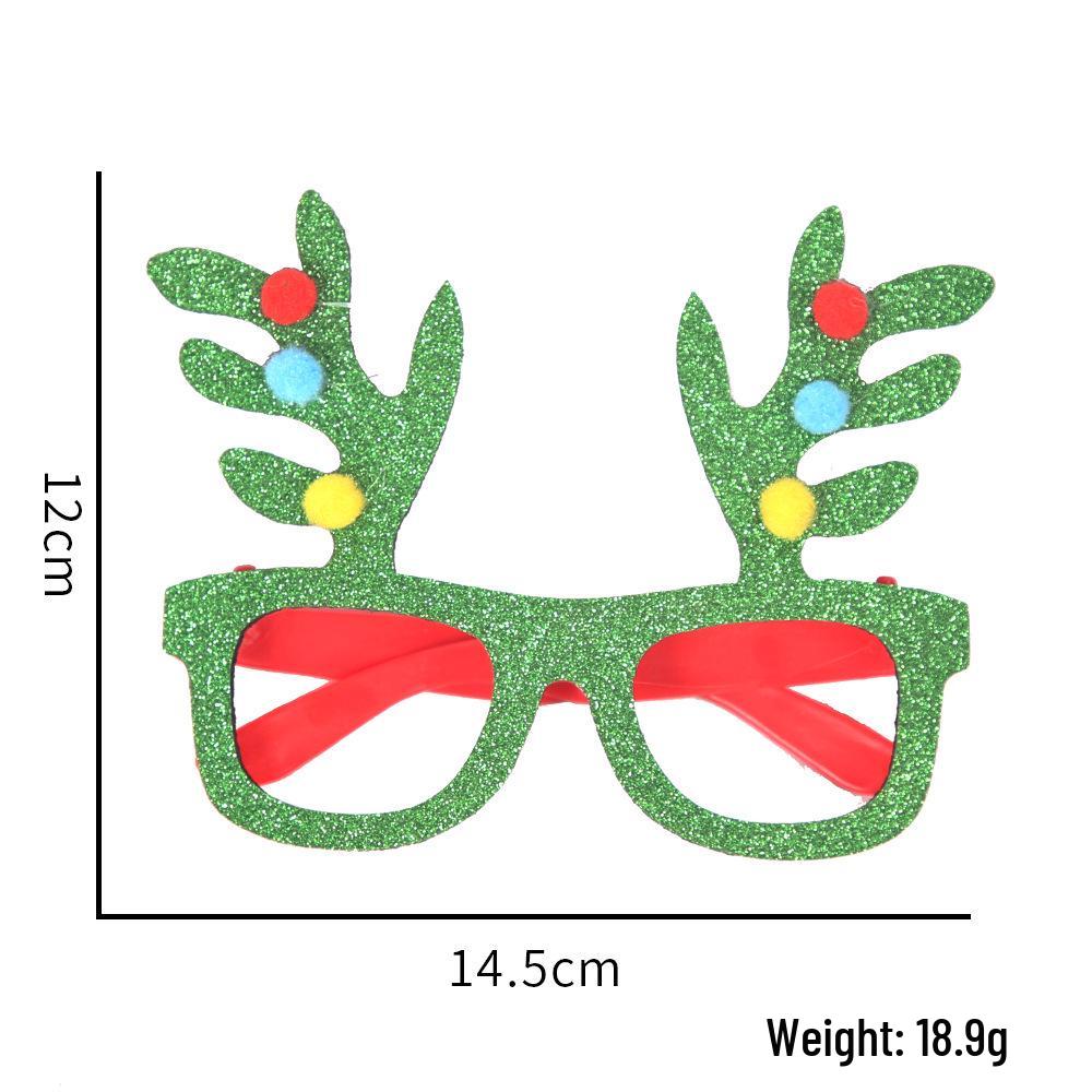 Christmas Party Eyeglass Frames: Santa, Snowman & Antler Designs for Kids