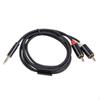 1/1.8/ 3.5mm 2RCA M To Male Audio Cable Hi Fi Stereo AUX Cord Adapter