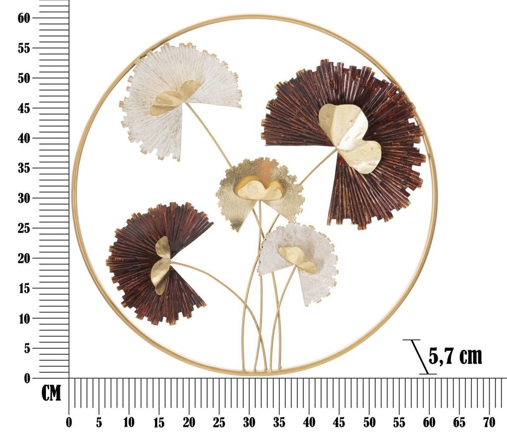 Wall Decoration Reddy Round Cm Ø 61X5,7