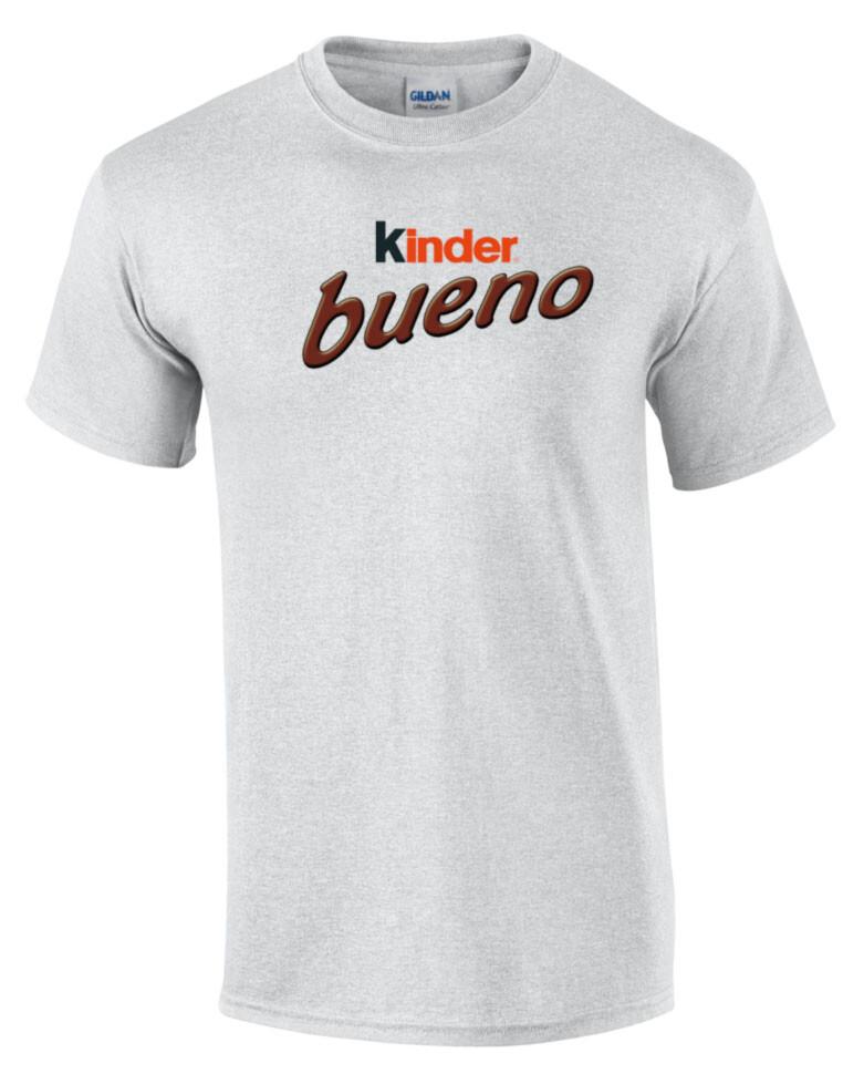 Футболка с изображением шоколадных батончиков Kinder Bueno Унисекс