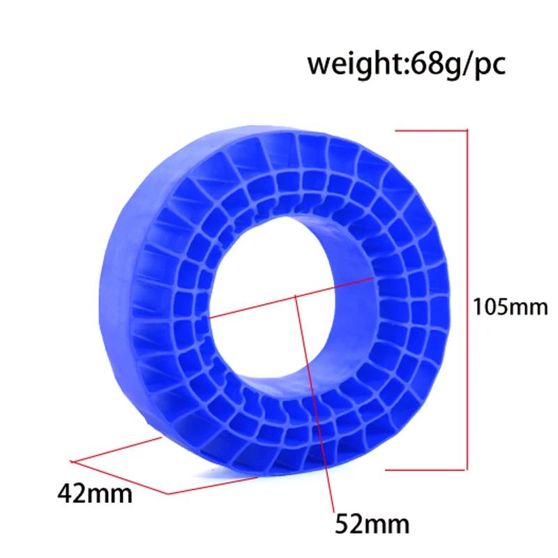 4pcs Silicone Rubber Insert Foam Fit 118-122mm (4.75" OD) 1.9" Wheel Tires for 1/10 RC Crawler Rigs TRX4 SCX10 Capra TF2 GEN8