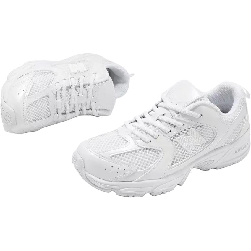 New Balance NB 530 Удобные Универсальные Полувысокие Повседневные Кроссовки Детские кроссовки Белые PZ530PA