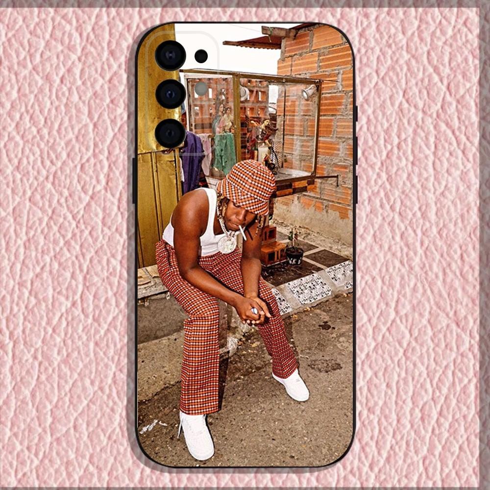 Жесткий чехол-психофон Don T-Toliver для Samsung S25, S24, S21, S22, S23, S30, Ultra, S20, Plus, Fe, Lite, Note, 10, 9, 5G Черный