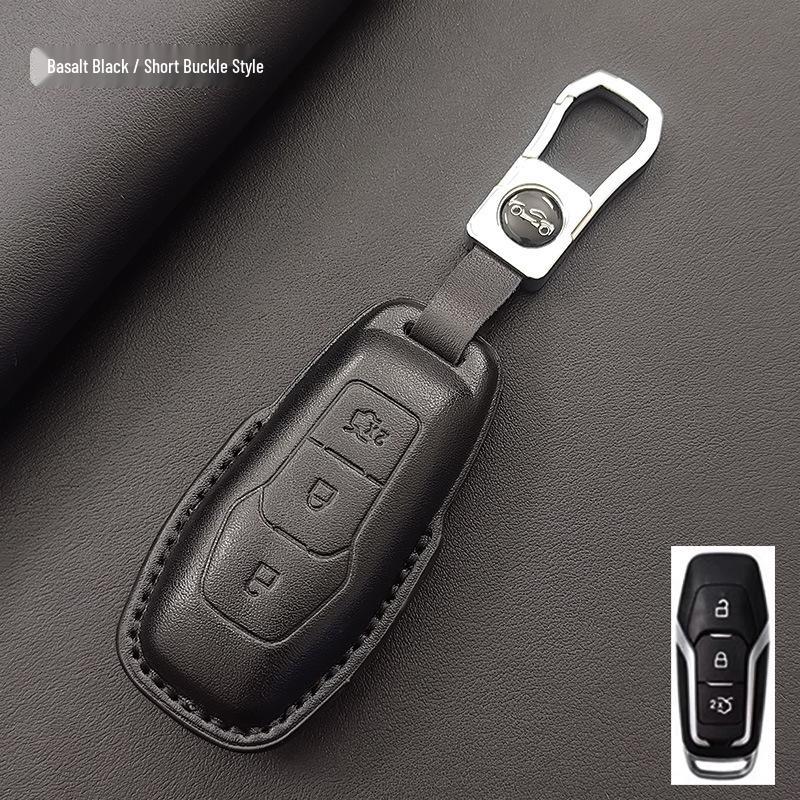 Чехол для ключа Ford, совместимый с моделями Escort, Focus, EcoSport, Mondeo, Kuga, Edge, Fiesta и Escape