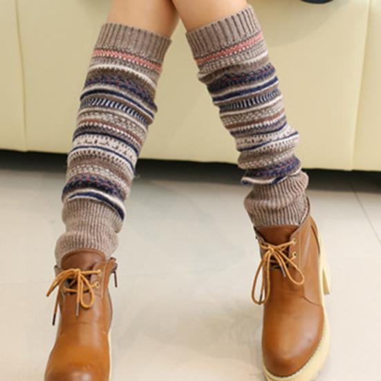 Leg Protectors Knitted Coldproof Washable Fall Winter Female Leg Warmers Daily Wear