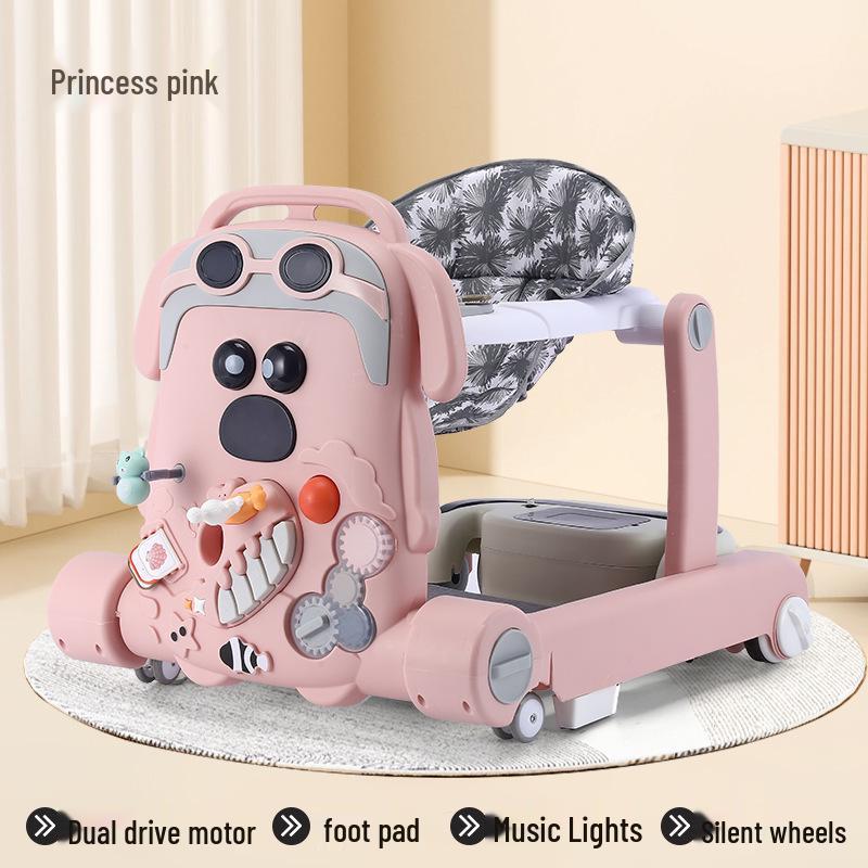 Премиальные многофункциональные детские ходунки (6-18 месяцев): Противо-О-образные ноги Помощь в обучении для малышей