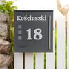 Skrzynka Pocztowa Na Listy Miluz Antracyt Z Napisami