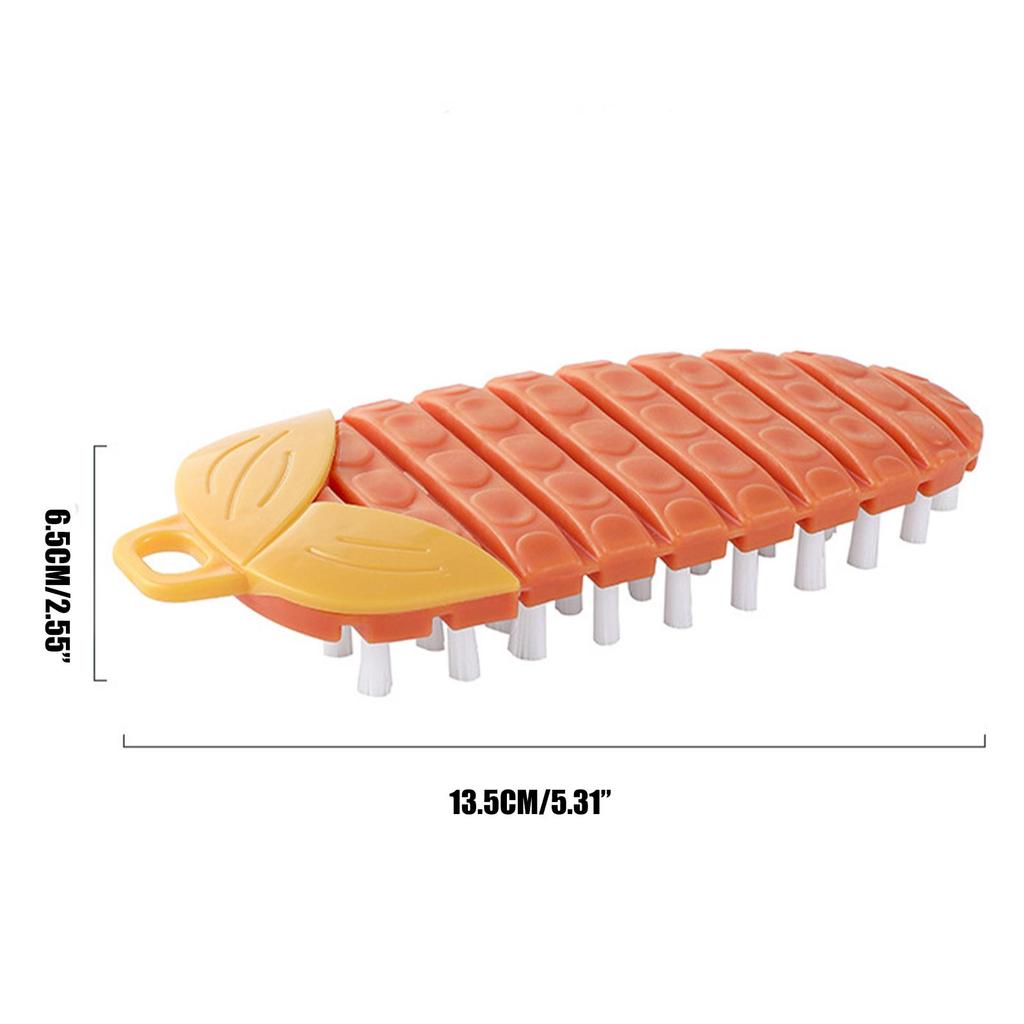 Flexible Multifunctional Fruit Vegetable Brush for Household Kitchen Cleaning Yam and Potato Puree Removal Cleaning Fruit Brush