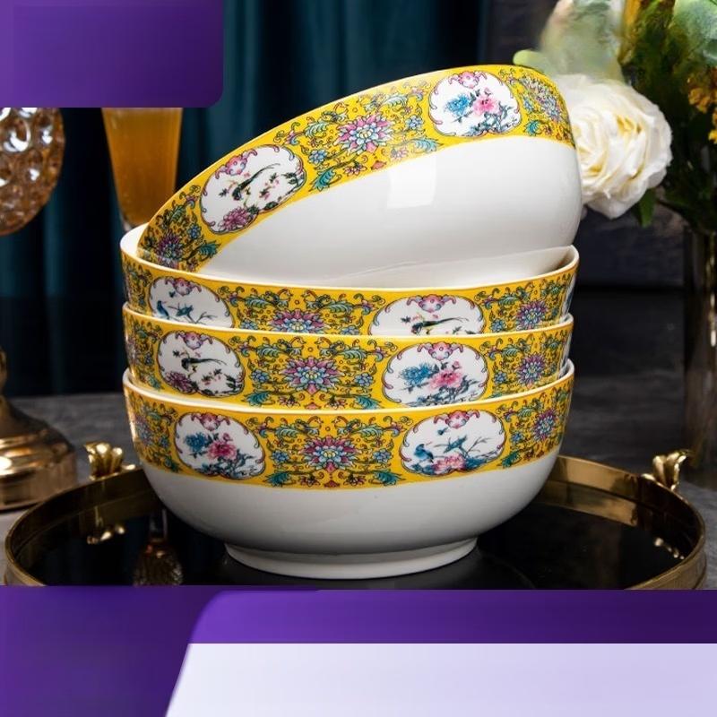 ZISIZ Цзиндэчжэнь Костяной Фарфор Эмалированная Суповая Миска