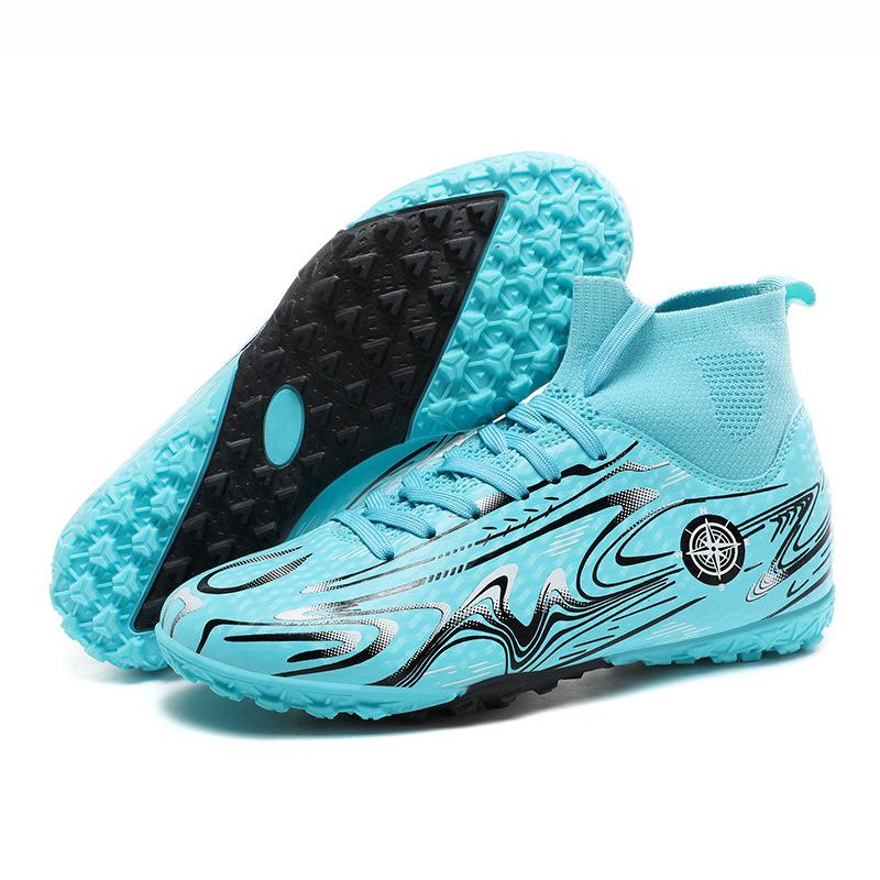 Футбольные бутсы большого размера AG Длинные шипы Сломанные шипы для мужчин, женщин, детей и молодых студентов Профессиональные тренировочные спортивные туфли для соревнований