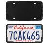 2pcs Silicone Car License Plate Frame Multi-color American Standard Car License Plate Holder Screw Set Does Not Hurt The Paint License Plate Covers