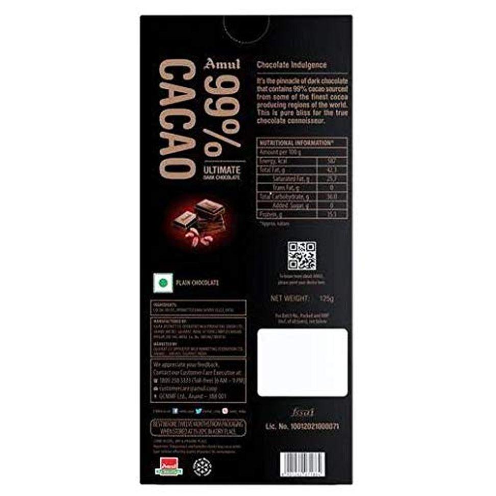 Шоколад Амуль 99% Какао,125г