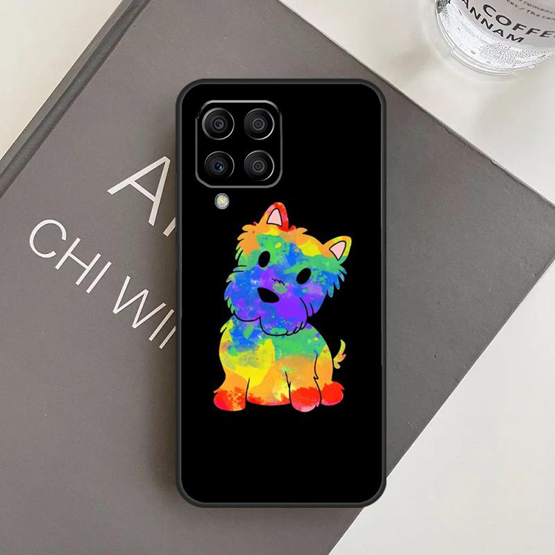 Мультяшный чехол для собаки Вест-хайленд-уайт-терьер для Samsung Galaxy M11 M21 M31 M20 M23 M54 M14 M34 M13 M52 M32 M12 M16 M36 M56 M15 M55