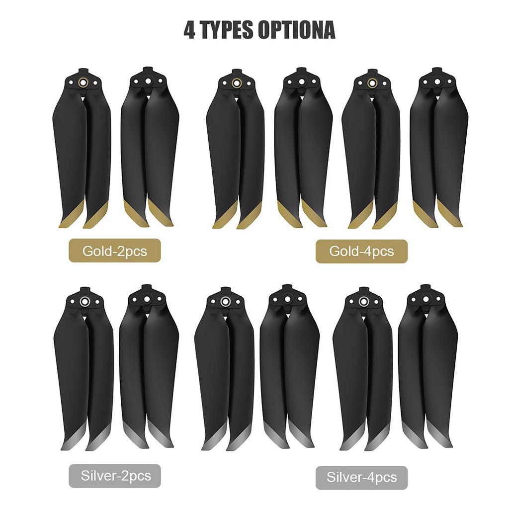 Replacement for DJI MAVIC AIR 2 Drone 4pcs Propeller with Low Noise Easy To Install Disassemble