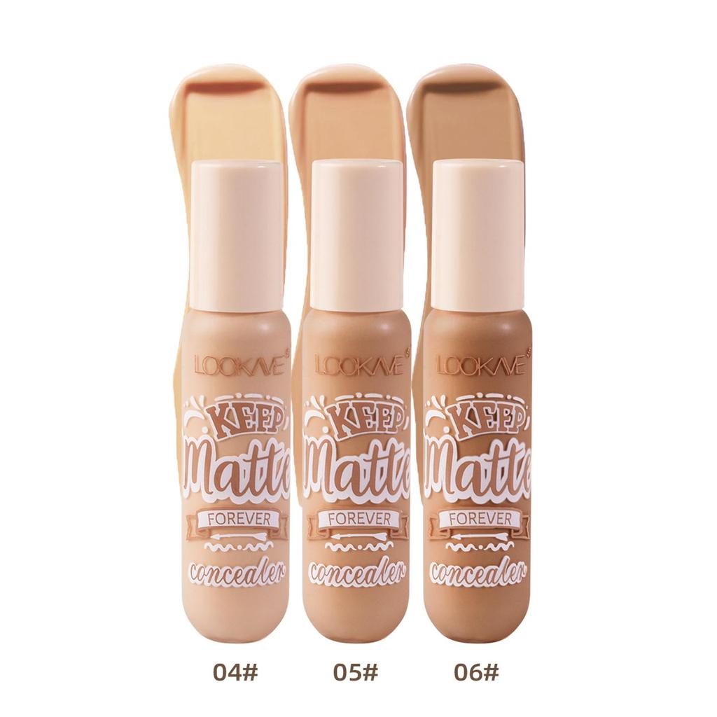Concealer Waterproof Liquid Foundation Full Coverage Long Lasting Face Scars Acne Dark Circles Cover 8g