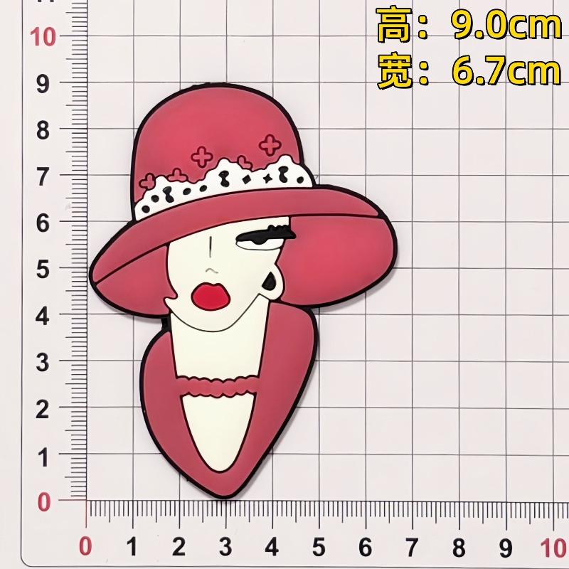 ПВХ мягкий клей мультяшная девушка-Муза девушка домашние DIY аксессуары чехол для мобильного телефона аксессуары для сумки тапочки цветок для обуви