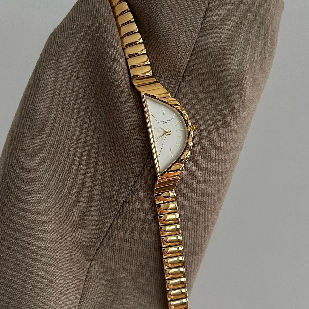 GEDI Gold Watch Elegant Wristwatches Ladies Watches Luxury Vintage Niche Waterproof Quartz Watches Gifts for Women