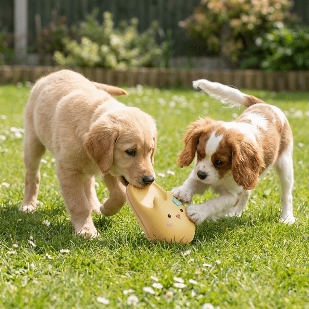 Cartoon Pet Molar Toy Bite-resistant Latex Squeaky Dog Toy Pet Interactive Toys Puppy Teething