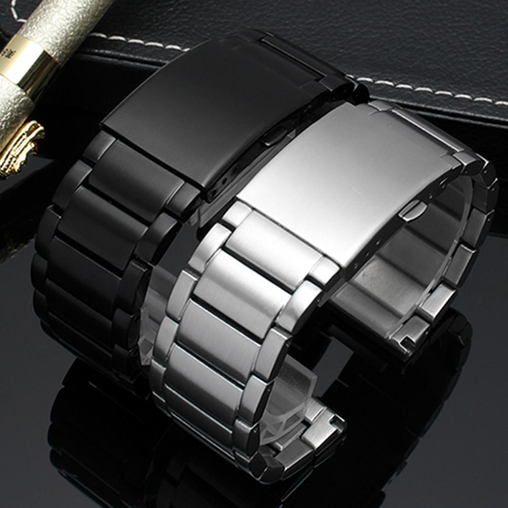 Ремешок для часов из нержавеющей стали для diesel DZ4316 DZ7395 7305 4209 4215 Мужской Металлический Сплошной Браслет 24мм 26мм 28мм 30мм