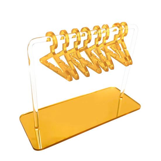 Подставка для сережек в форме лошади из ткани с несколькими отверстиями Акриловая вешалка для одежды Дисплей для хранения сережек Товары для дома