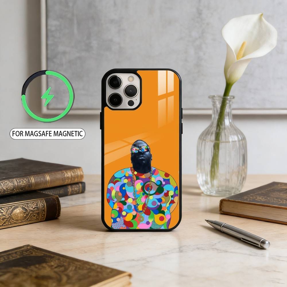 B-Biggie Smalls B-BIG Art Phone Case For iPhone17,16,15,14,13,12,11 Plus,Pro Max Magnetic For Magsafe Wireless Charging