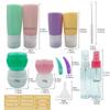 Travel Refillable Bottle Set Spray Lotion Shampoo Shower Tube Bottling Cosmetic Empty Liquid Container Portable Tool