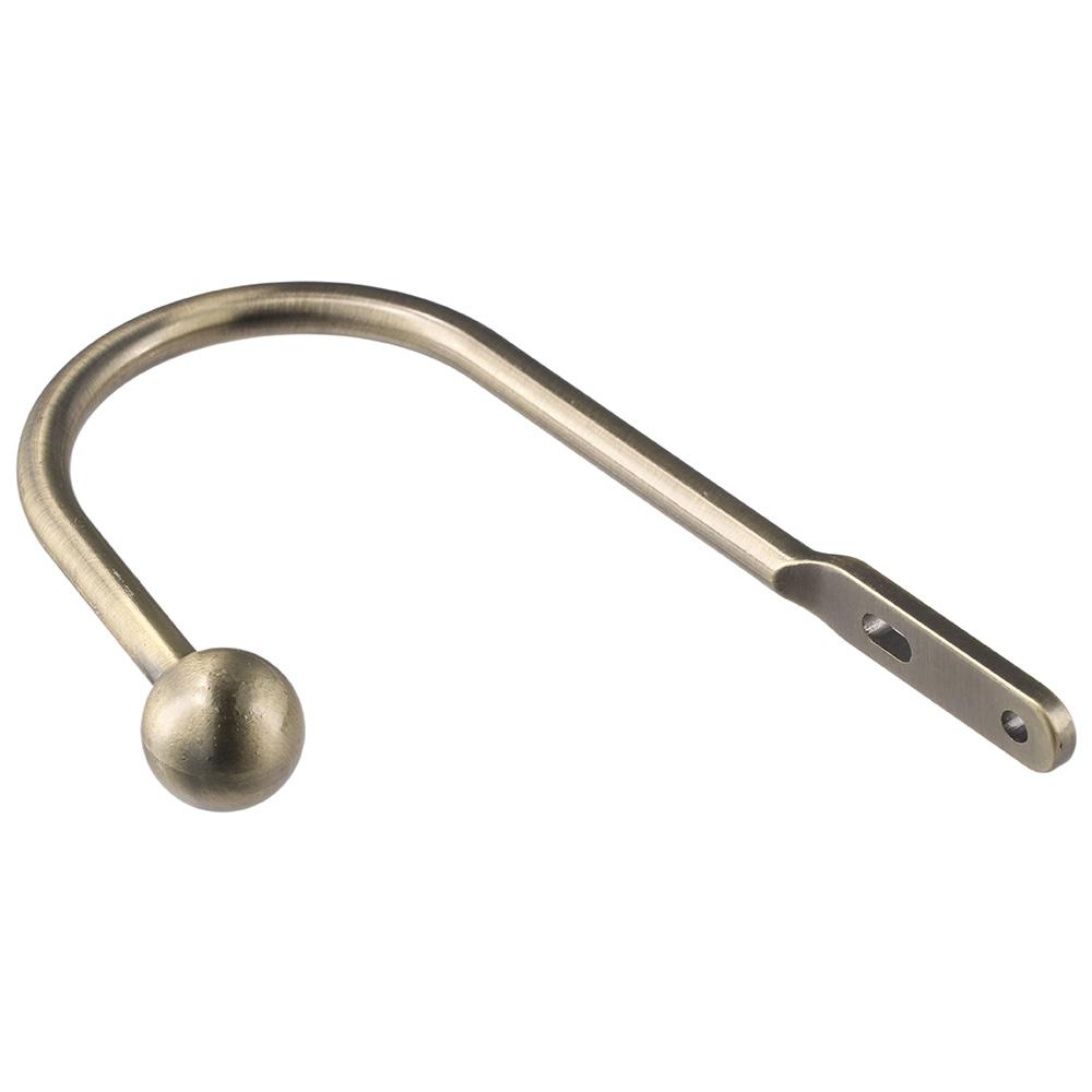 4 pcs Aluminium Alloy Metal Curtain Holdbacks U-bend Curtain Fixing Hook  Curtain