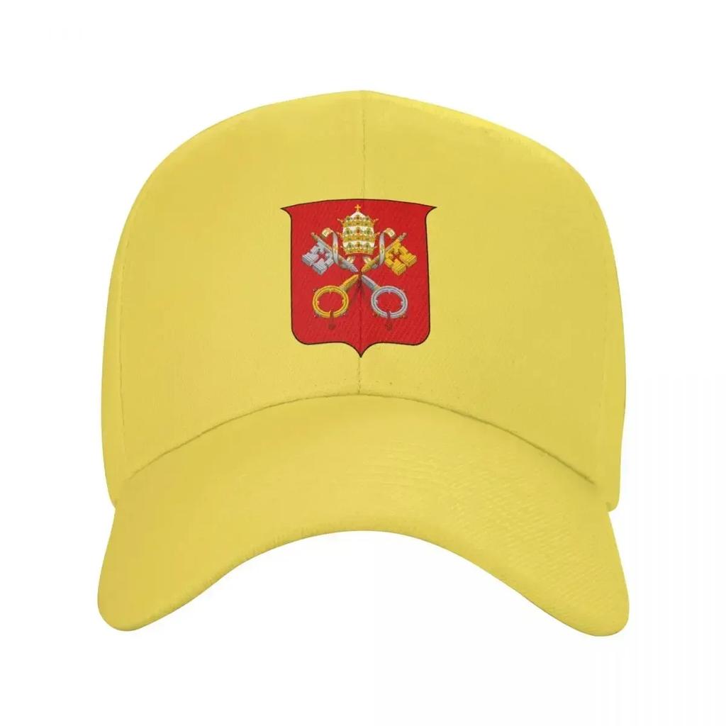 Модные гербы Святого Престола и Ватикана Тракерная кепка Женская Мужская Персонализированная Регулируемая Унисекс Бейсболка Летняя