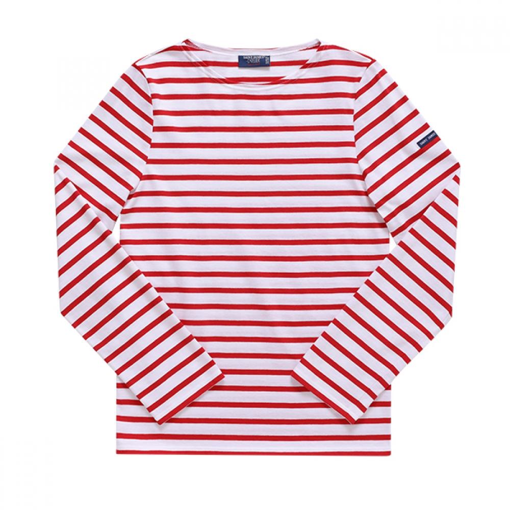 Улица. James 9858 Neige Tulipe Minquire Современная полоска Юнион Футболка с длинным рукавом