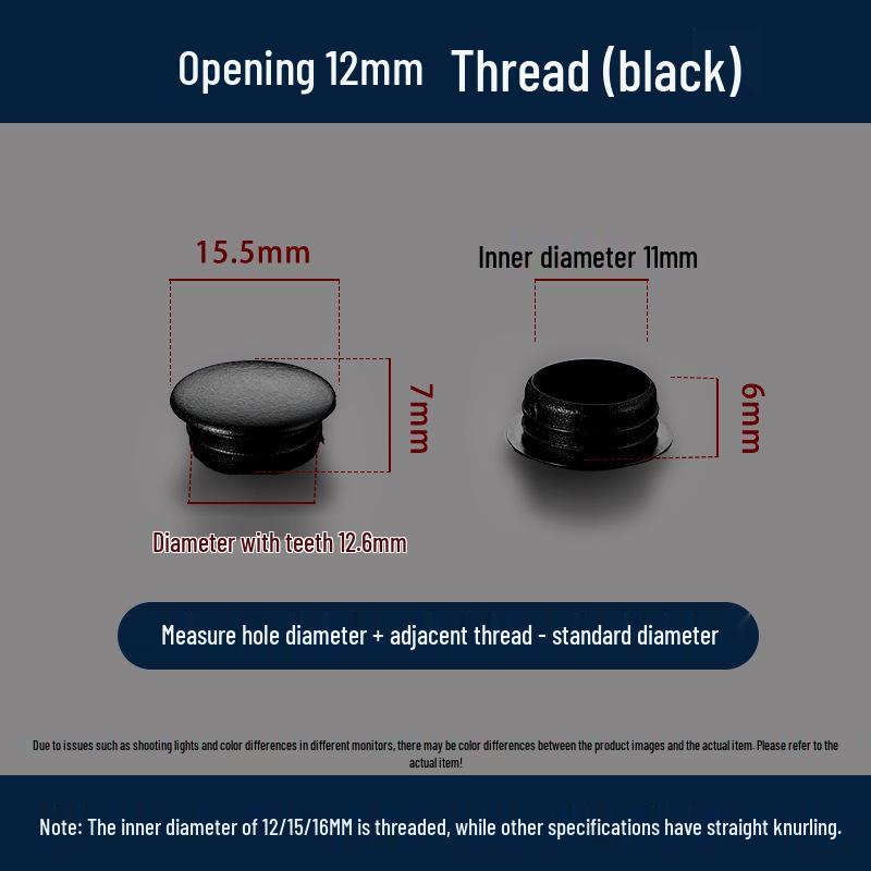 Универсальная круглая декоративная пластиковая заглушка для мебельных петель и отверстий под винты