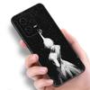 Ballet Girl Black Silicone Phone Case For Xiaomi Redmi Note 10 11 11S 12 13 4G 8 9 11T Pro 5G Plus 8T 9S 10S 12S