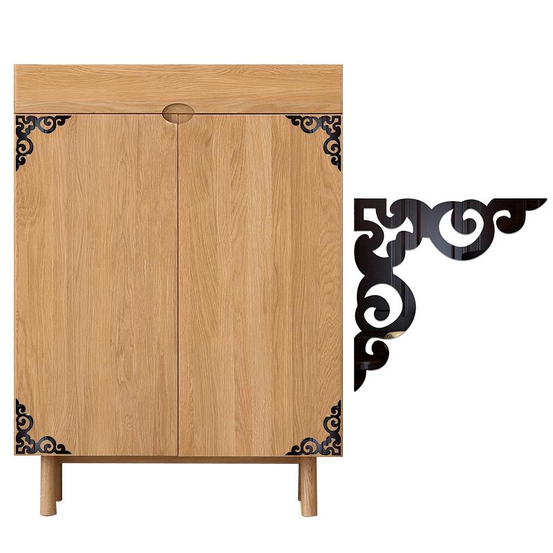 10 шт. Фоновые акриловые самоклеящиеся обои для шкафа, украшения для углов, домашнего декора, наклейки на стены, наклейки на потолок, зеркала 3D