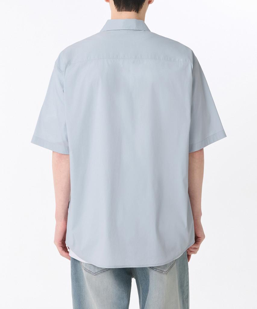 MUSINSA STANDARD [Cooltandard] Relaxed Nylon Short Sleeve Shirt [Sky Blue]