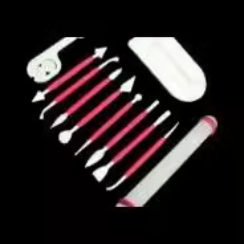 Набор кухонных инструментов для выпечки, 11 шт./набор, Форма для мастики, торта, печенья, Модель скалки