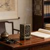1 шт. Квадратная вертикальная курильница Маленький держатель для благовоний из сплава Xiangyun Для помещений Ароматерапия Домашнее украшение