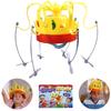 Шляпа-корона для еды Chow Crown Смешной розыгрыш Вечеринка Пузырчатый краб реквизит для вечеринки игра игрушка игры для взаимодействия родителей и детей для детской вечеринки подарок на день рождения