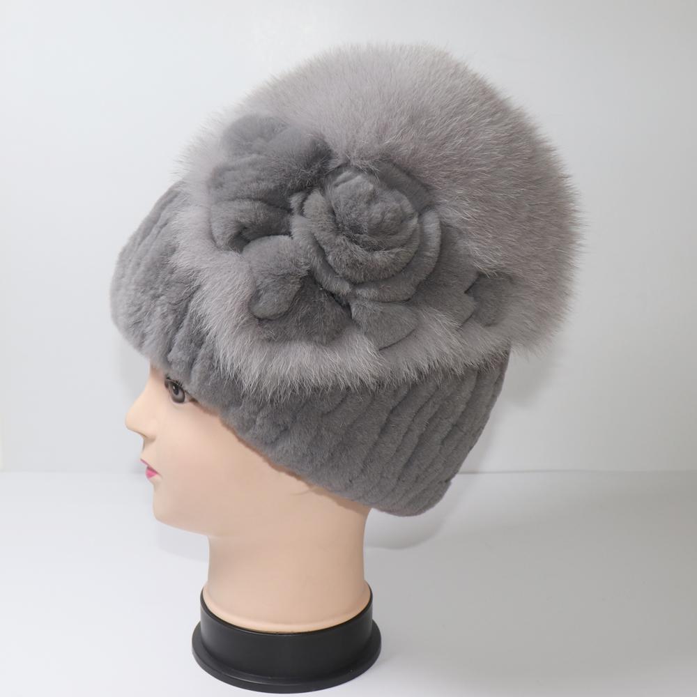 Зимняя женская шапка из 100% натурального меха кролика рекс, женские теплые шапки из натурального меха кролика рекс, хорошие эластичные шапки из натурального меха, теплые шапочки