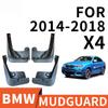 Car Fender For BMW X4 F26 Mudguard Splash Guard X4M Mud-flaps Mudguards Car Accessories Auto Styline In 2014-2018 4PCS
