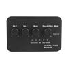 Digital Audio Mixer for Karaoke Home Theater Amplifier Speaker AUX IN/OUT BT Connection 2 Mic Inputs Karaoke Sound Mixer Machine