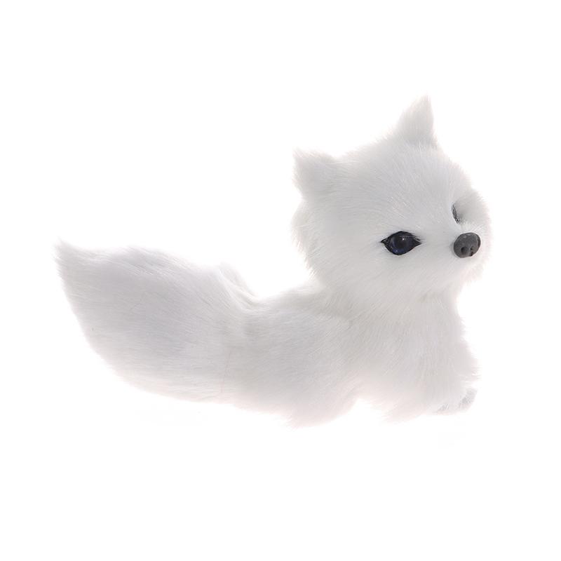 Моделирование животных лисы плюшевые декоративные игрушки куклы для детей подарок на день рождения