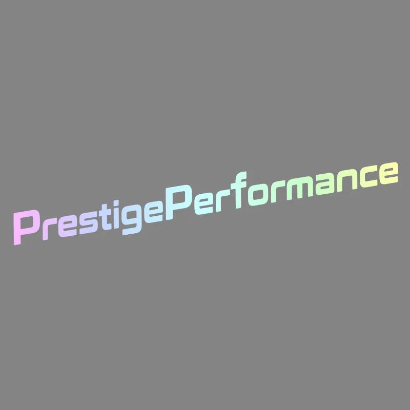 1 шт. Стикеры на лобовое стекло автомобиля Prestige Performance, солнцезащитные наклейки на заднее стекло и двери, виниловая пленка, креативные автоаксессуары