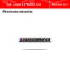 BMW M Performance Metal Logo Stickers: Aluminum Nameplate and Fender Decals