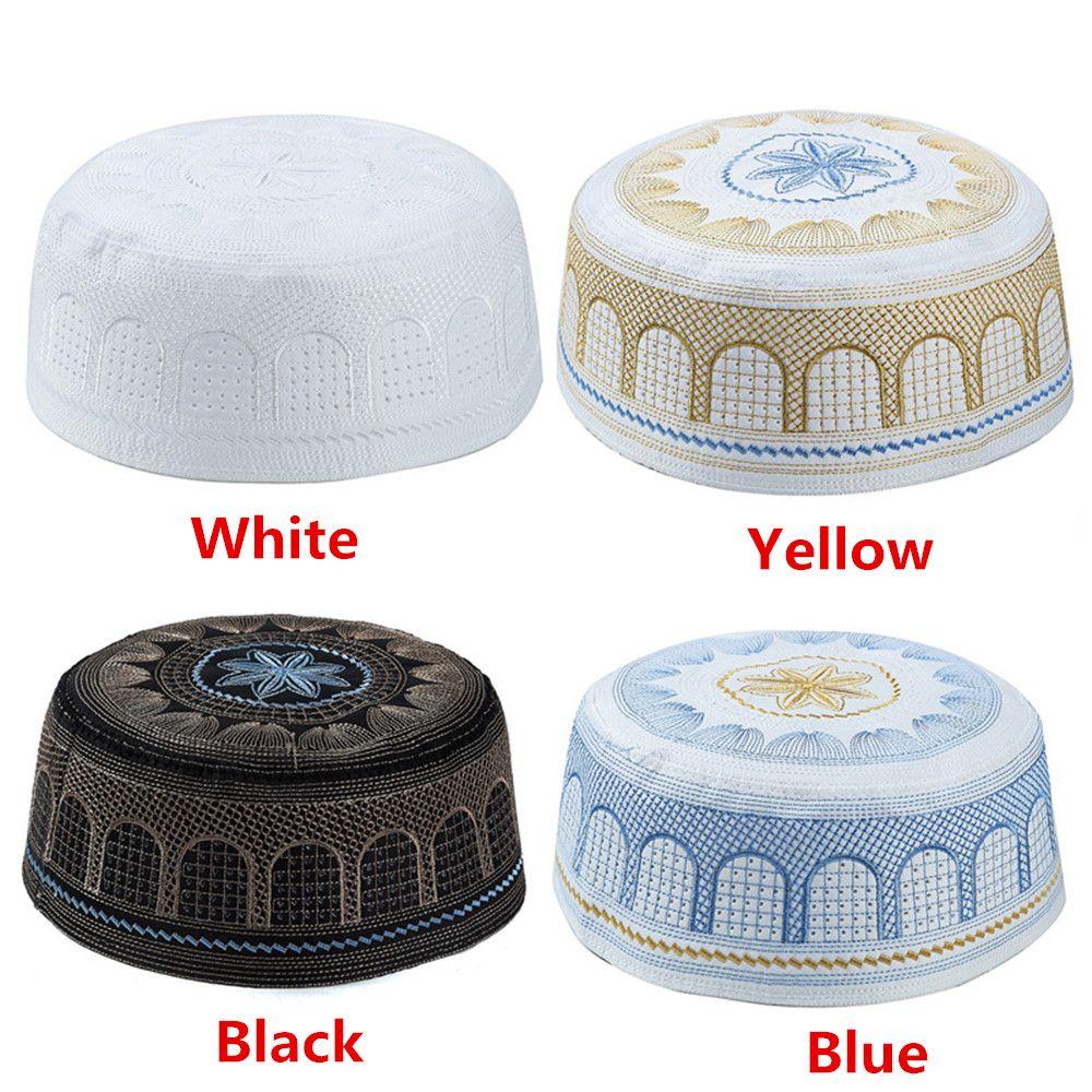 Fashion Saudi Arabian Cotton Prayer Hat India Caps Musliman Turban Muslim Hat