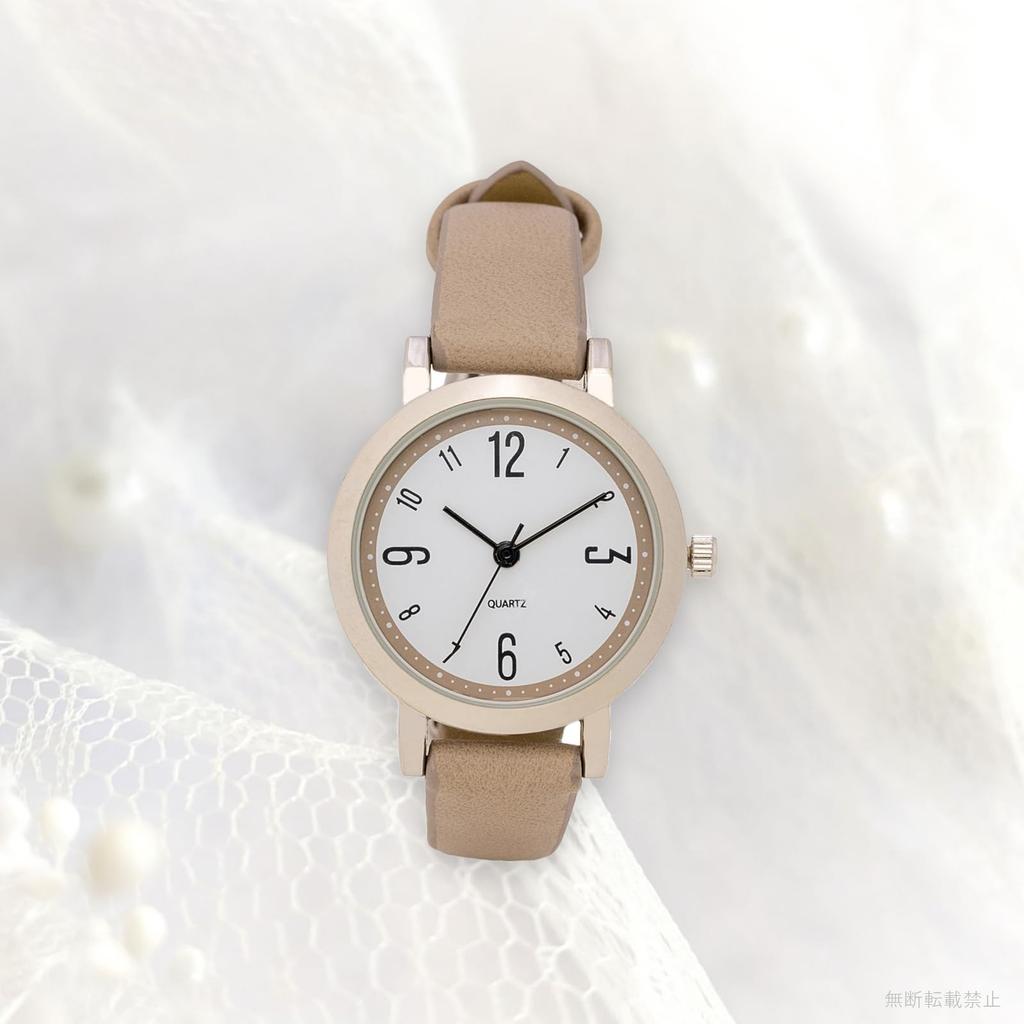 [Fieldwork] Женские часы с аналоговым кожаным ремешком, серый цвет Pick PP014-1