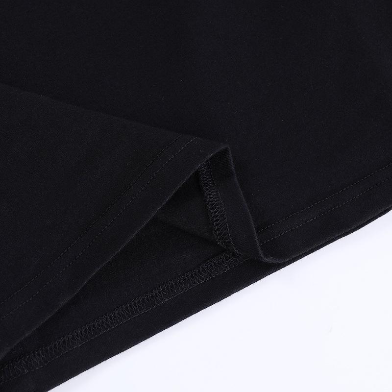 GMXIA Summer Women Dark Style Fashion Spice Sexy Slim Punk Strapless Long Sleeve Top Woman