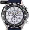 [Excellent Condition] H500-002C602 CITIZEN COLLECTION White Dial Eco Drive Chronograph Watches Black / White / navyUsed